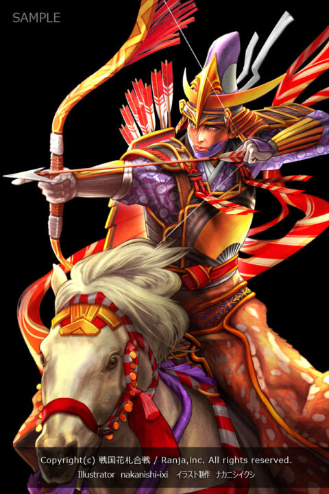 戦国花札合戦　武将　イラスト